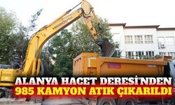 Hacet Deresi'nde kış temizliği: 985 kamyon atık çıkarıldı