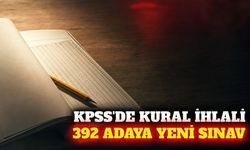 ÖSYM'den 392 KPSS adayı için eş değer sınav kararı