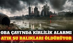 Oba Çayı'nda kirlilik: Atık su ve balık ölümü iddiası