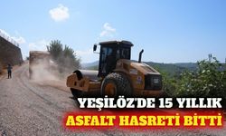 Alanya Yeşilöz'de 5 kilometrelik yol asfaltlandı