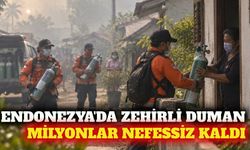Endonezya'da zehirli duman: Halka oksijen dağıtılıyor
