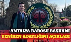 Antalya Barosu Başkanı Bozaner yeniden adaylığını duyurdu