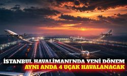İstanbul Havalimanı'nda 4 uçak aynı anda inip kalkabilecek