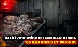 Haliliye'de 315 kilo bozuk ete 105 bin TL ceza kesildi
