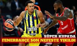 Fenerbahçe Süper Kupa'da Olympiakos'a 92-90 mağlup oldu