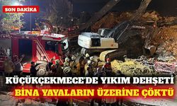 Küçükçekmece'de yıkım sırasındaki çökmede 2 kişi yaralandı