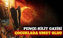 Pençe-Kilit gazisi protez bacağıyla çocuklara umut oldu
