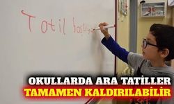 Milli Eğitim Bakanı Tekin ara tatil şartını açıkladı