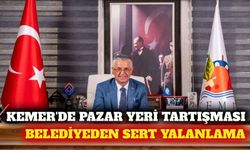 Kemer'de pazar yeri tartışması: Belediye iddiaları reddetti