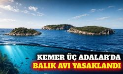 Kemer Üç Adalar'da su ürünleri avcılığı yasaklandı