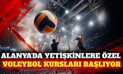 Alanya'da yetişkinler için voleybol eğitimleri başlıyor