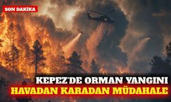 Kepez'de orman yangını: Havadan ve karadan müdahale sürüyor