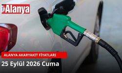 Alanya akaryakıt fiyatları 25 Eylül 2026: Benzin 82,69 TL