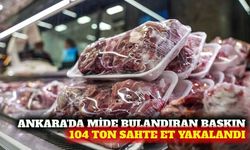 Ankara'da 104 ton niteliği değiştirilmiş et ele geçirildi