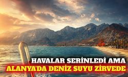 Alanya'da deniz suyu sıcaklığı 28,8 derece ile zirvede