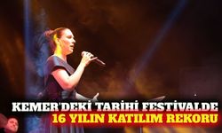 Kemer'deki Phaselis Festivali'nde katılım rekoru kırıldı