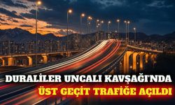 Antalya'da Duraliler Uncalı Kavşağı'nın üst geçidi açıldı