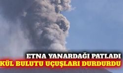 Etna Yanardağı'nda kül bulutu: Catania'da uçuşlar iptal