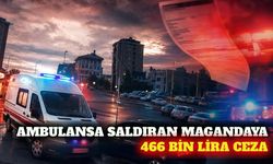 Ambulansa saldıran sürücüye 466 bin lira ceza kesildi