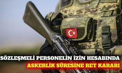 Sözleşmelinin yıllık izin hesabında askerlik kararı
