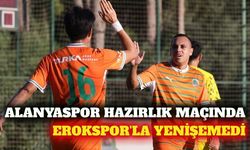 Alanyaspor hazırlık maçında Erokspor ile 1-1 berabere kaldı
