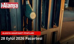 Alanya akaryakıt fiyatları 28 Eylül 2026: Benzin 82,69 TL