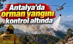 Antalya’da orman yangını kontrol altında