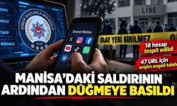 Manisa’daki saldırının ardından düğmeye basıldı: 18 hesap mercek altında