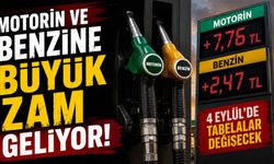 Motorin ve benzine büyük zam geliyor: 4 Eylül'de tabelalar değişecek
