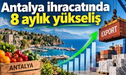 Antalya ihracatında 8 aylık yükseliş
