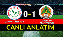 Çaykur Rizespor - Alanyaspor: CANLI ANLATIM