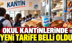Okul kantinlerinde yeni tarife belli oldu