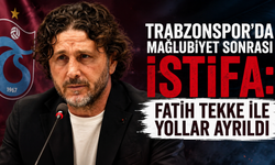 Trabzonspor'da mağlubiyet sonrası istifa: Fatih Tekke ile yollar ayrıldı
