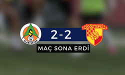 Alanyaspor - Göztepe maçı sona erdi