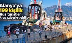 Alanya’ya 199 kişilik Rus turistler kruvaziyerle geldi