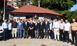 Çavuşoğlu ve beraberindeki heyetten Alanya Kent Konseyi’ne ziyaret