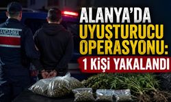Alanya'da uyuşturucu operasyonu: 1 kişi yakalandı