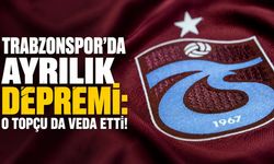 Trabzonspor'da ayrılık depremi: O topçu da veda etti!