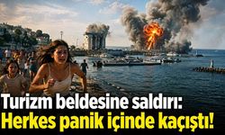 Turizm beldesine saldırı: Herkes panik içinde kaçıştı!