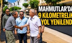 Alanya Mahmutlar’da 9 kilometrelik asfalt çalışması tamamlandı