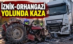 Bursa'da tır ile traktör çarpıştı: 1 kişi öldü