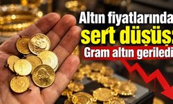 Altın fiyatlarında sert düşüş: Gram altın geriledi
