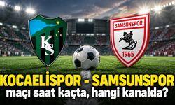 Kocaelispor - Samsunspor maçı saat kaçta, hangi kanalda?