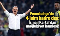 Fenerbahçe'de 4 isim kadro dışı: İsmail Kartal'dan mağlubiyet hamlesi!
