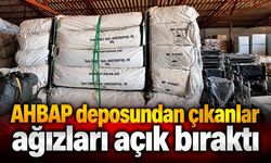 AHBAP deposundan çıkanlar ağızları açık bıraktı