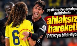 Beşiktaş-Fenerbahçe derbisinde ahlaksız hareket! PFDK'ya bildiriliyor