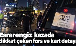Esrarengiz kazada dikkat çeken fors ve kart detayı