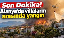 Son Dakika! Alanya'da villaların arasında yangın