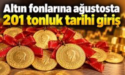 Altın fonlarına ağustosta 201 tonluk tarihi giriş