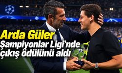 Arda Güler Şampiyonlar Ligi'nde çıkış ödülünü aldı